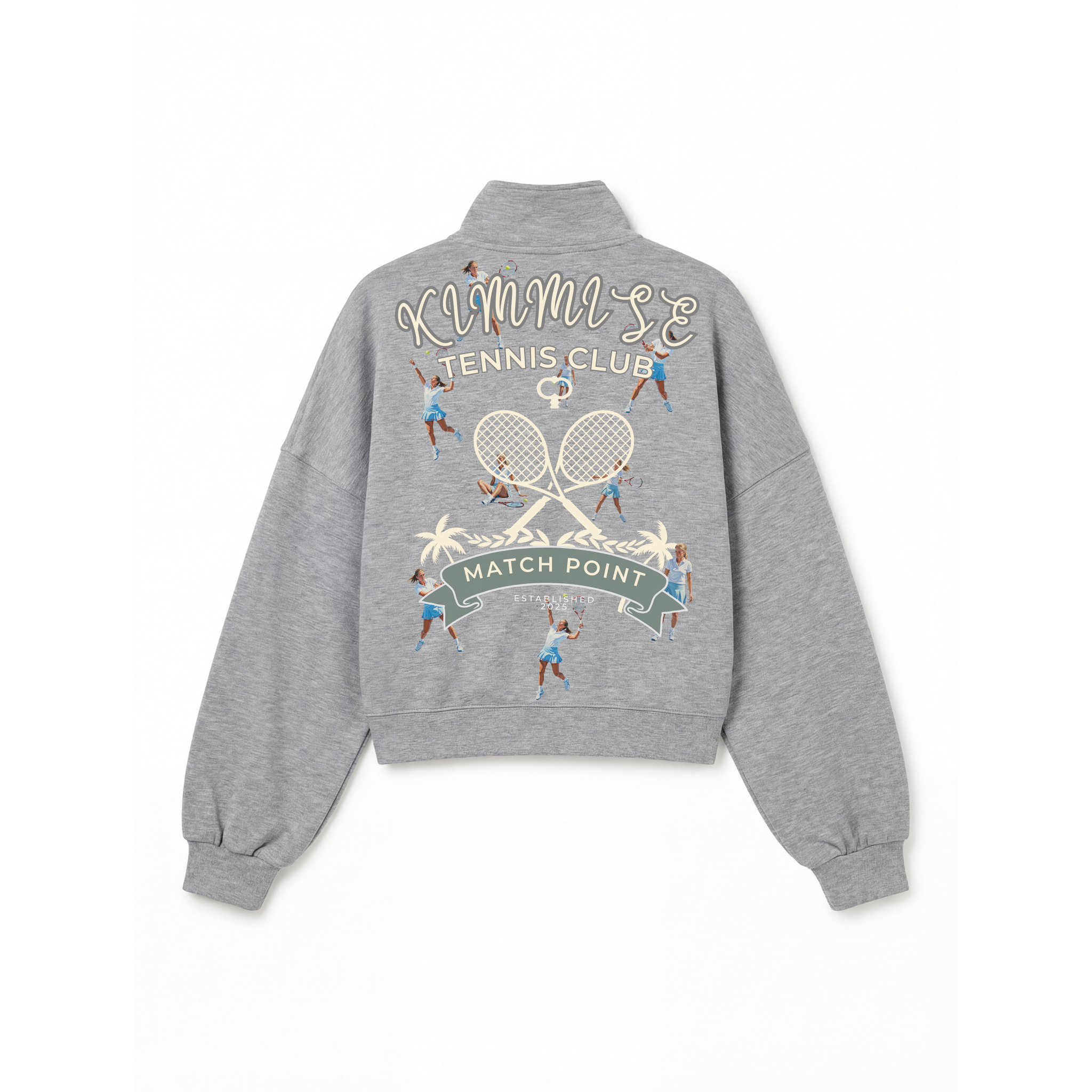 Match Point Pullover - Grey