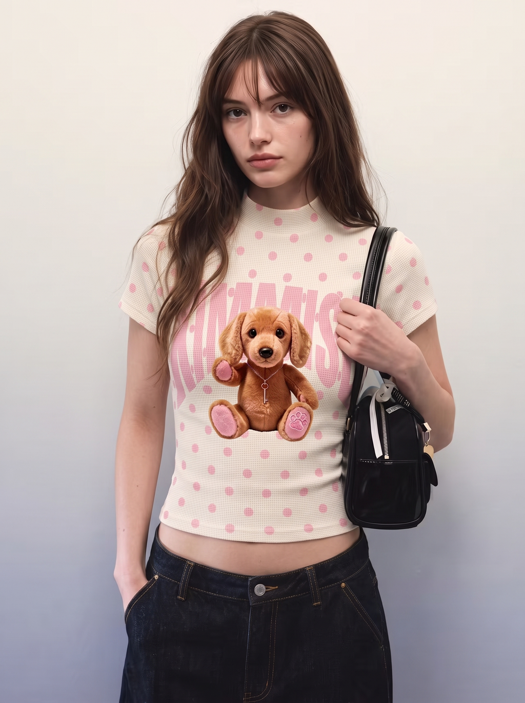 Kimmise Puppy Stretch Top