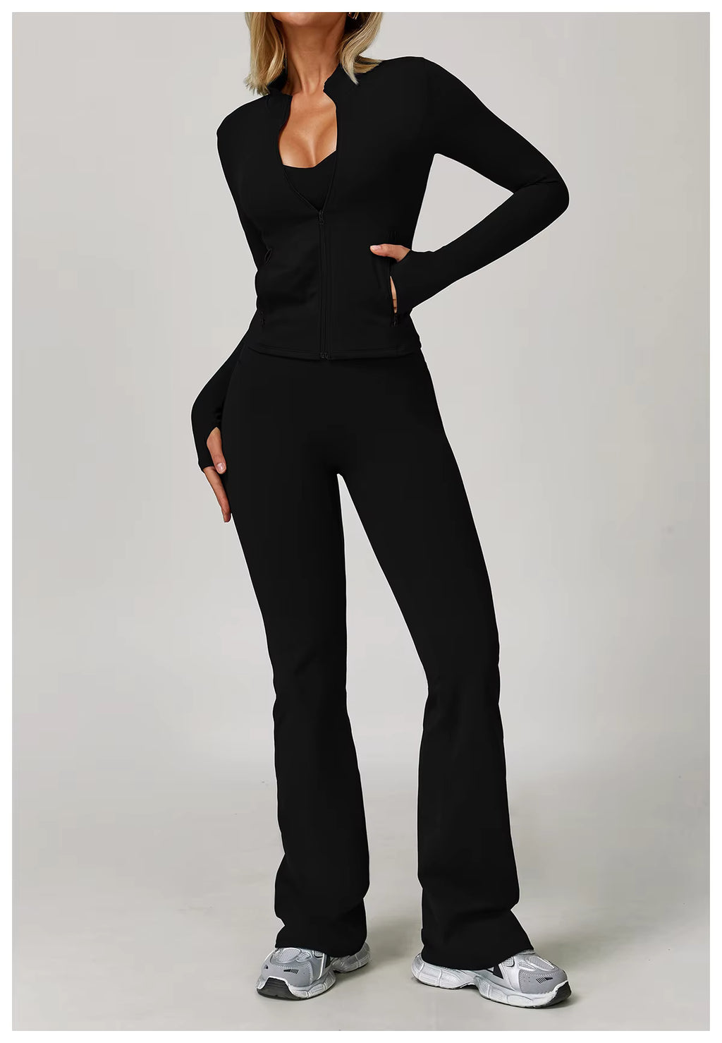 Kimmies Track Suit Set (Jacket, Bra, and Leggings)