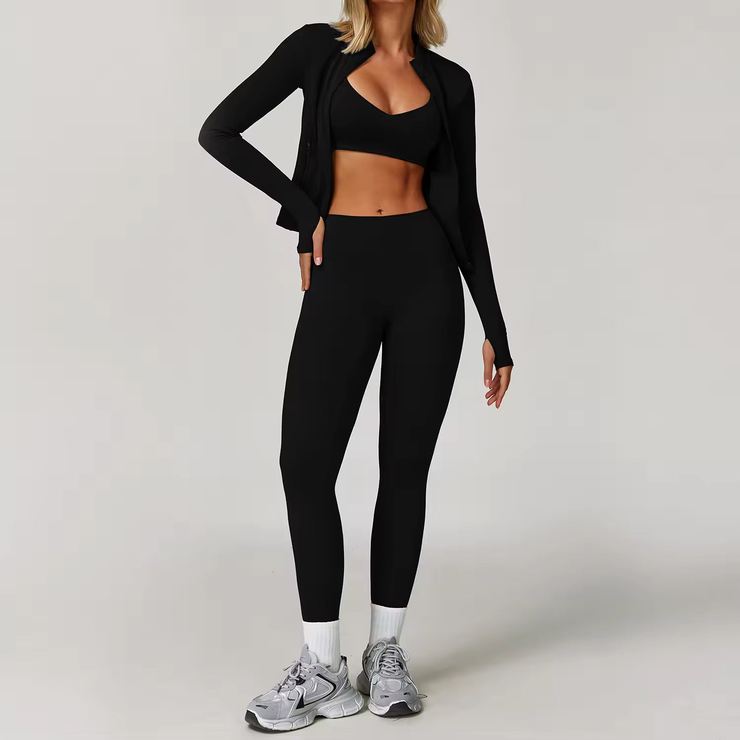 Kimmies Zip Jacket & Sculpt Leggings Set