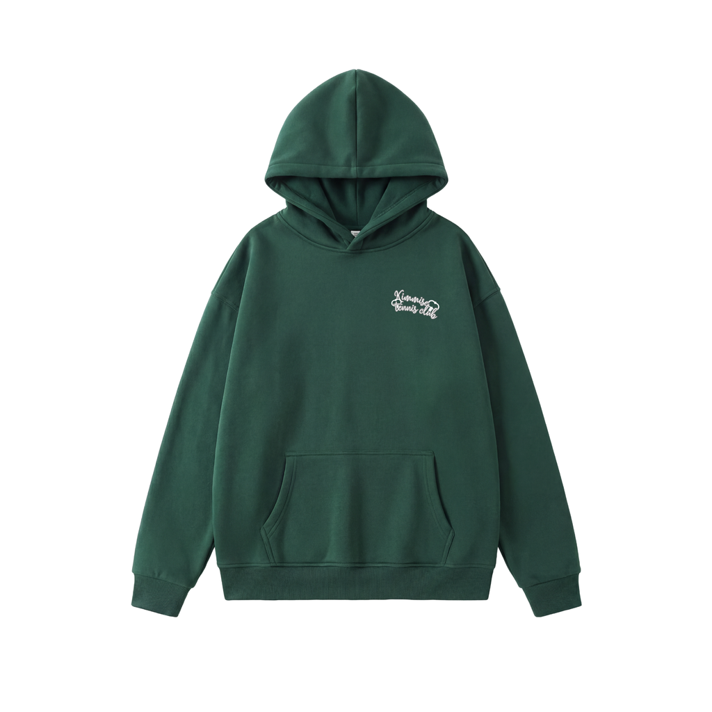 Oversize Match Point Hoodie - Deep Green